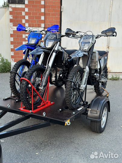 Прицеп мотоприцеп для 3х мотоциклов