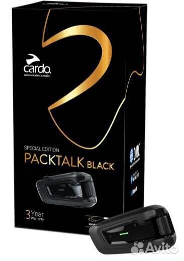 Мотогарнитура cardo packtalk black JBL single