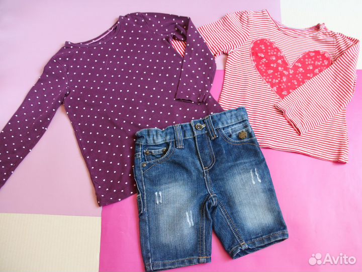 Вещи пакетом для девочки 98 104