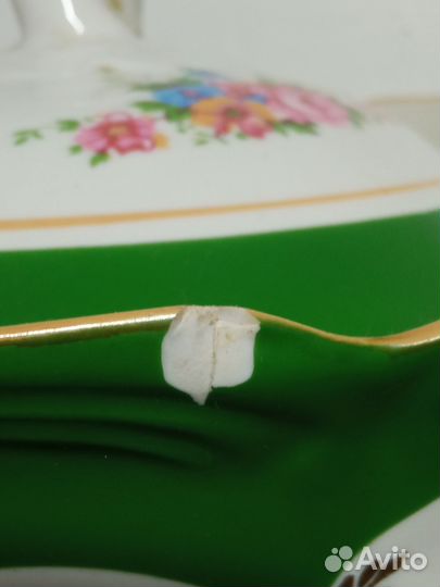 Супница Воспоминания. СССР. Дулево. Фарфор