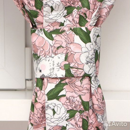 Шторы для кухни Этель 'Попугай' 149х180 см - 2 шт