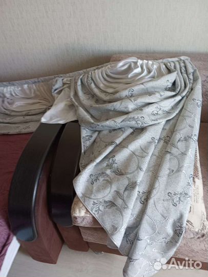 Ламбрекен из джаккардовой ткани 3м