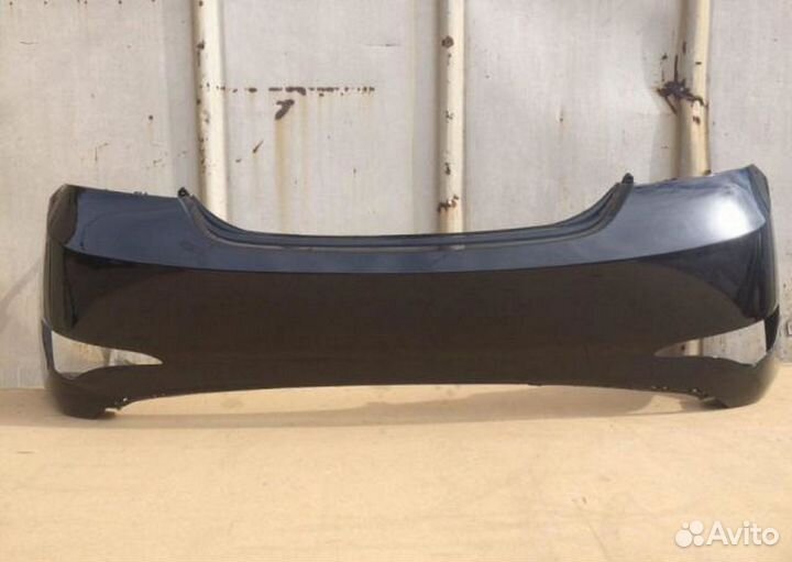 Hyundai Solaris Бампер задний Черный