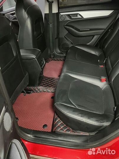 3Д (3D) коврики из экокожи JAC Джак