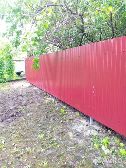 Монтаж установка заборов под ключ