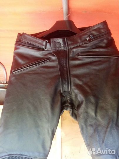 Мотоштаны кожаные мужские