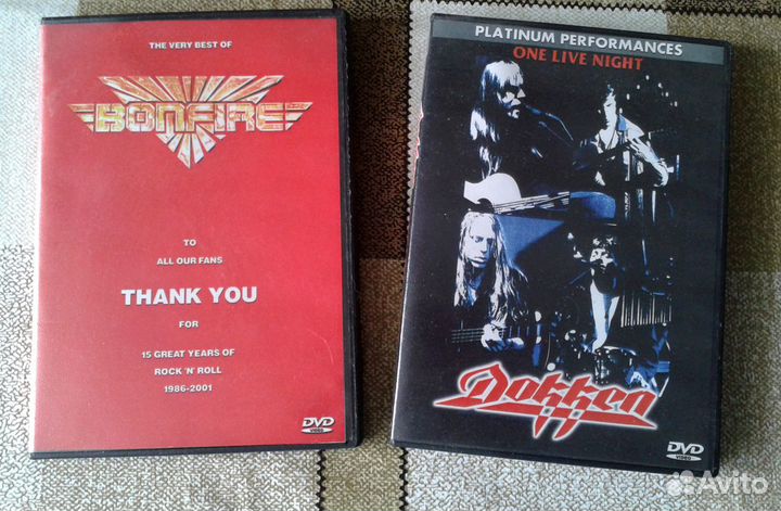 Bonfire / Dokken (2 DVD) хэви-метал,хард-рок