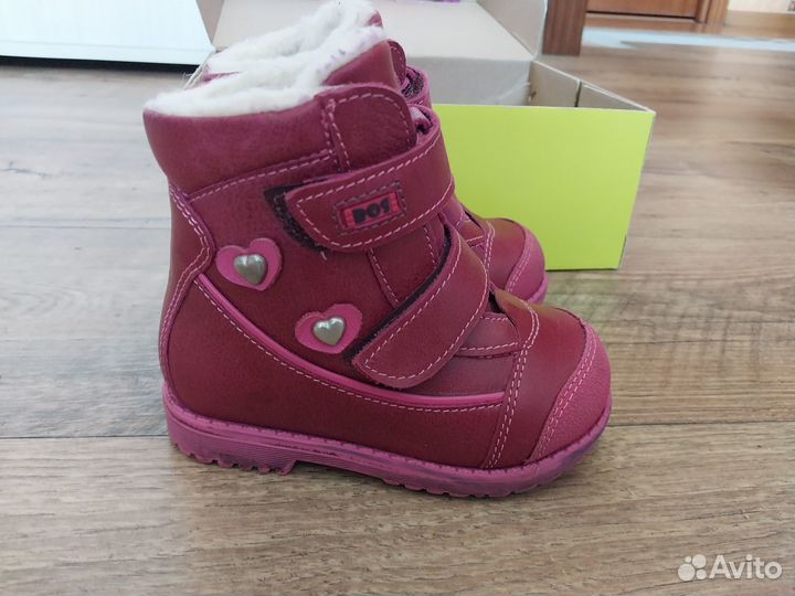 Ботинки демисезонные для девочки,22 размер