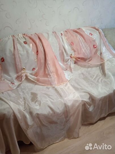 Тюль с ламбрикеном