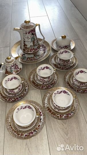 Сервиз Гейша Jlmenau (Ильменау, Германия)