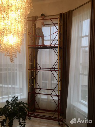 Химчистка штор под ключ. Доставка и вывес