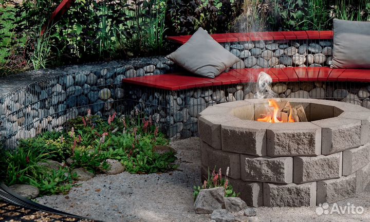 Костровая чаша в Столбовая посёлок