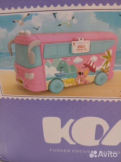 Игрушка автобус с мелкими предметами