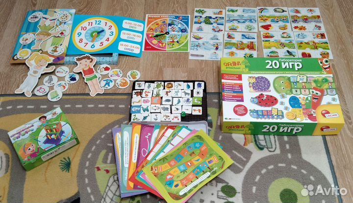 Развивающие игры от трех до семи