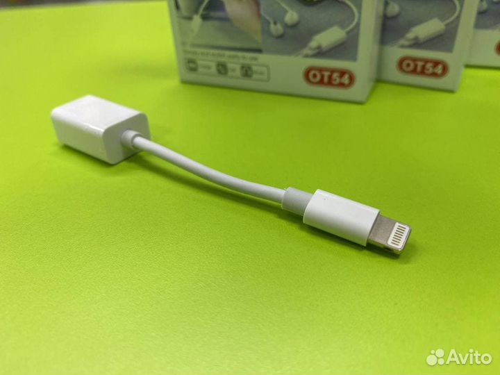 Адаптер переходник с lightning на type-c