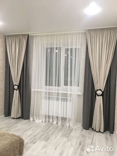 Пошив штор и тюлей