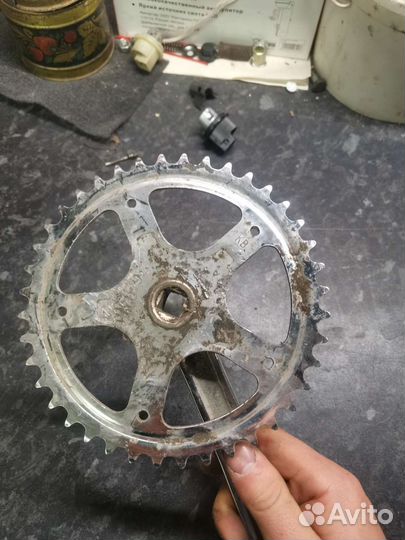 Шатун со звездой на велосипед