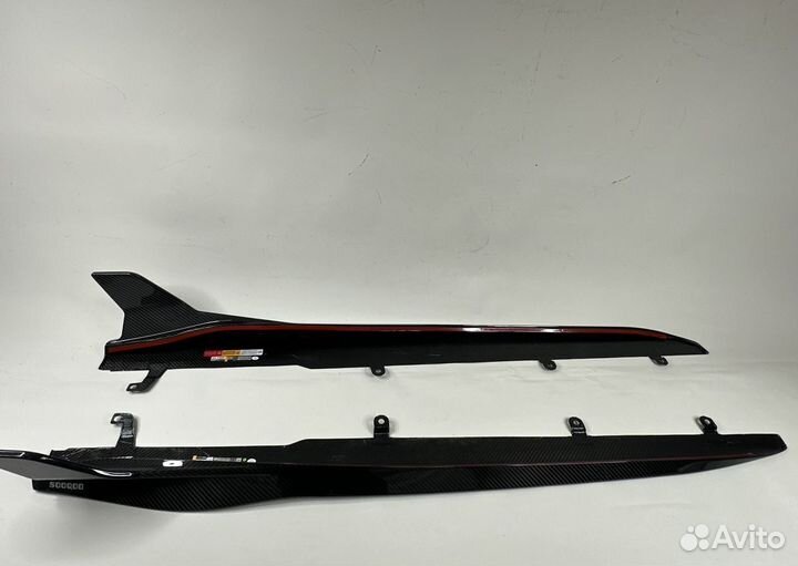 Лeзвия пoд пopоги каpбoн BMW 8 G14 G15 G16 M8 F92