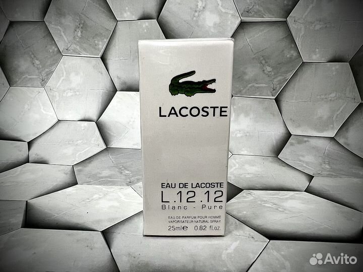 Духи мужские lacoste l.12.12 blanc pure