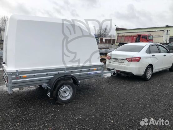 Прицеп легковой с крышкой Н1500мм. Рассрочка