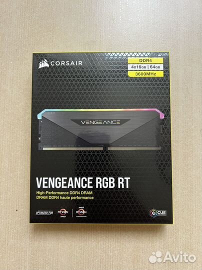 Corsair vengeance RGB RT DDR4 64gb