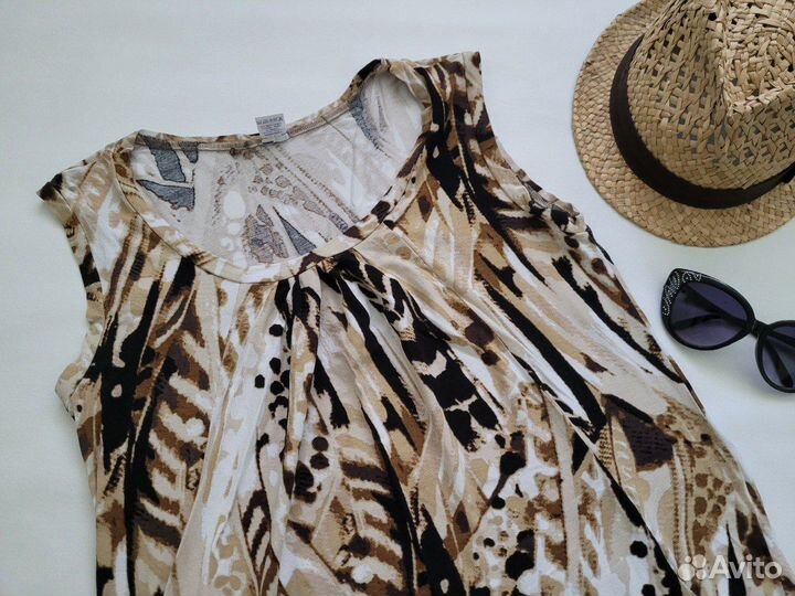 Платье женское летнее трикотажное балон 48 50