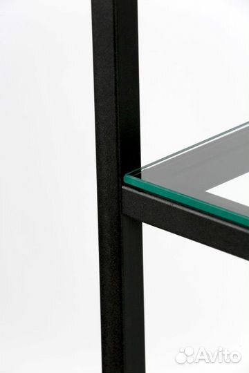 Стеллаж для одежды aс2260-11-Ч со стеклом 220х60х4