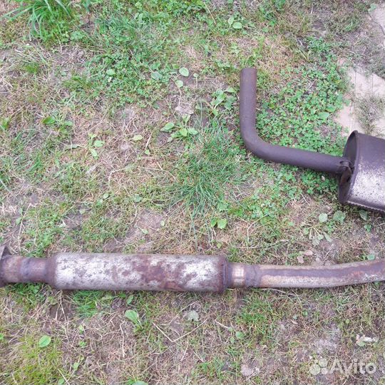 Выхлопная труба Глушитель ауди 80 б4