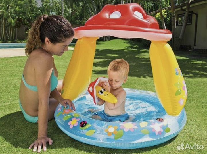 Бассейн детский с навесом