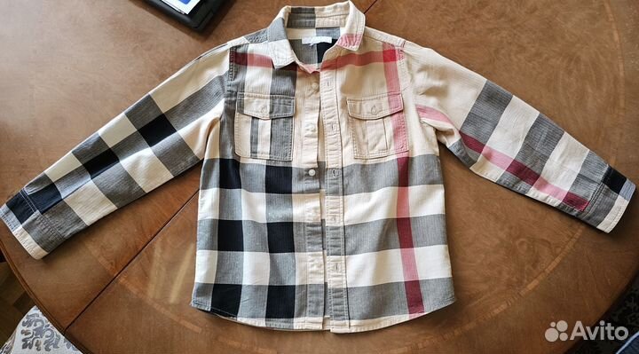 Burberry Рубашка. 6-7 лет. Оригинал