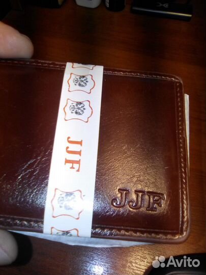 Зажим для денег JJF из натуральной кожи
