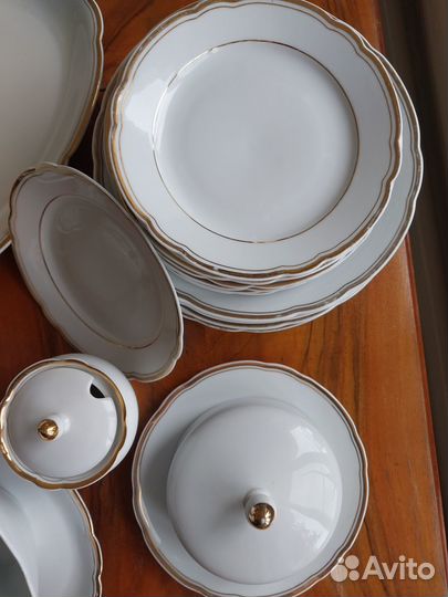 Столовый сервиз бу фарфоровый