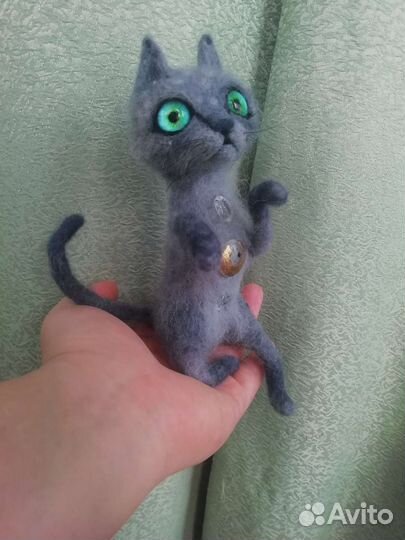 Валяный котик Талисман