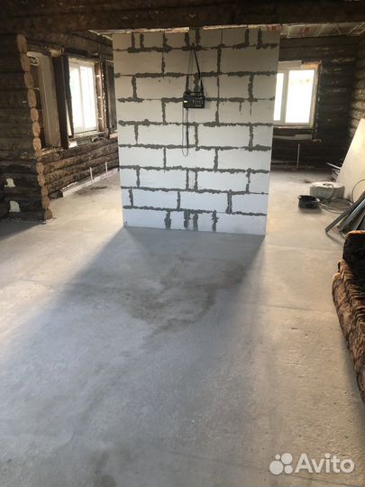 Возведение перегородок из газоблоков