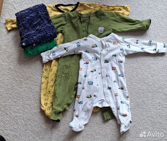 Большой набор одежды от 0 до 6мес
