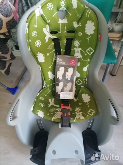 Детское кресло на раму велосипеда