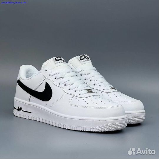 Nike Air Force 1 Black&White (Арт.52183)