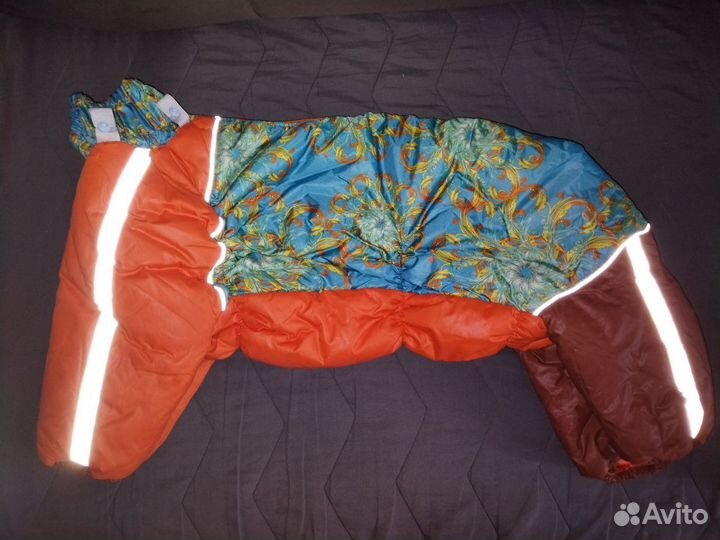 Зимний комбинезон для средней собаки