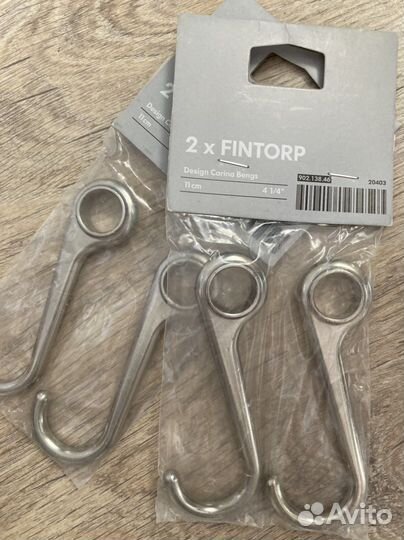 Икеа финторп IKEA крючки 11 см