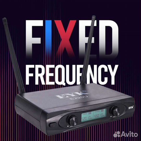 Микрофон беспроводной FYK E220U Радиосистема 60м
