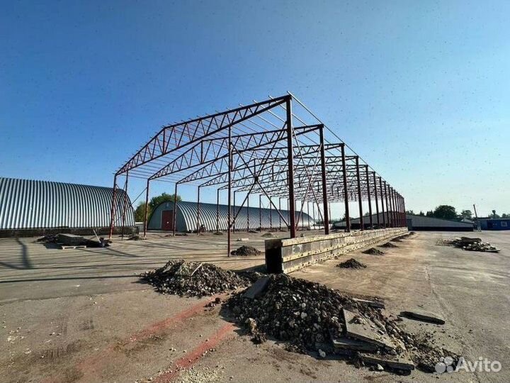 Ангар новый прямостенный доставка
