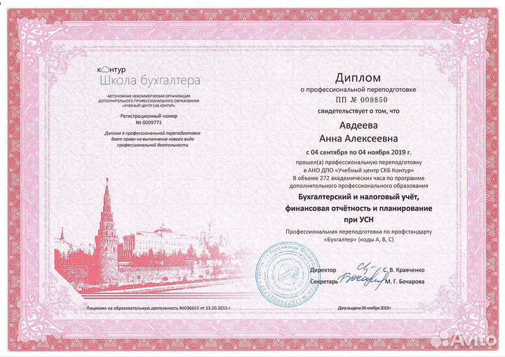 Бухгалтер для ип/ооо на усн и патенте