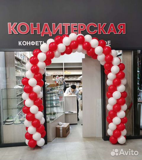 Арки и гирлянды из шаров. Шары на открытие