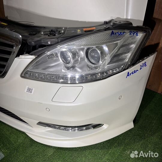 Ноускат/nosecut Mercedes S221 AMG рестайлинг