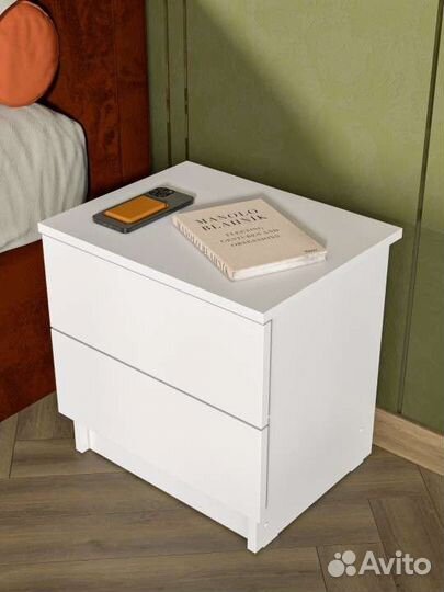 Тумба прикроватная с 2-ящиками