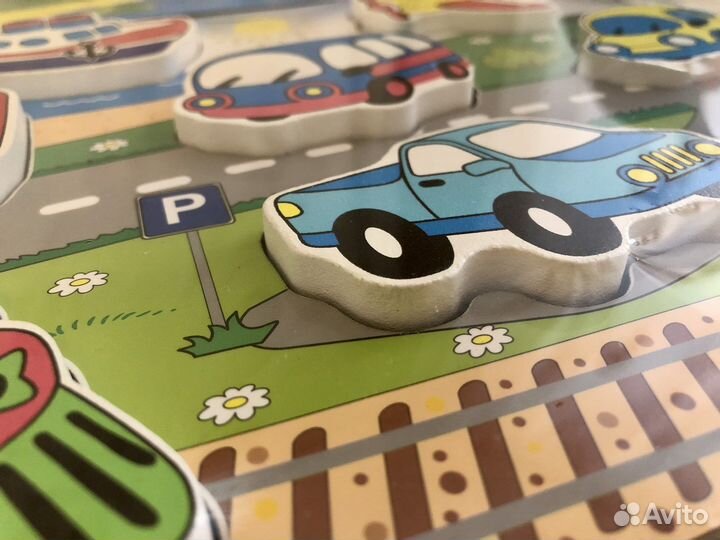 Пазлы деревянные для малышей