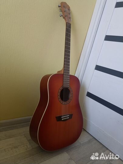 Акустическая гитара washburn WD7S acsm