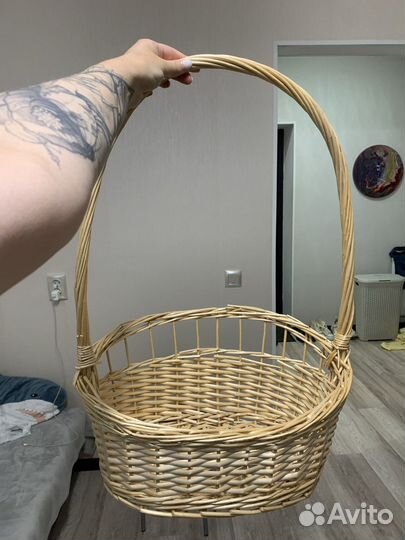 Корзина плетеная