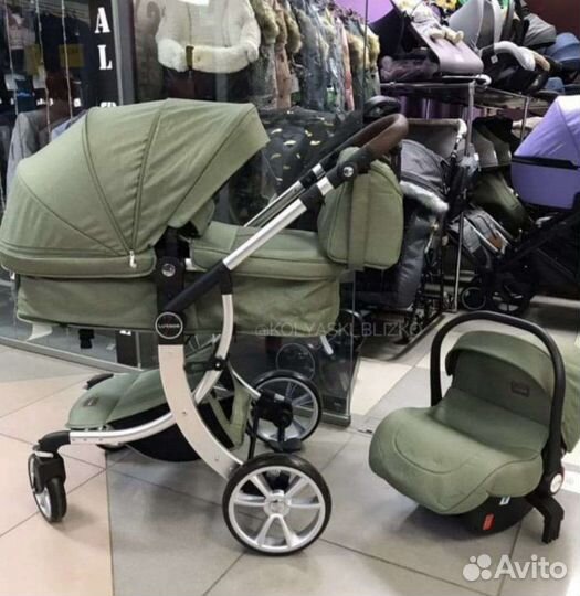 Коляска 3в1трансформер Новая (функционал)