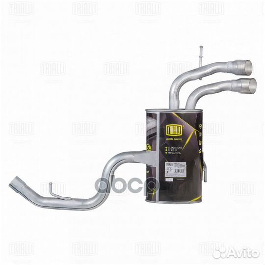 Глушитель для а/м VW Tiguan (08) 2.0i осн. (алюм